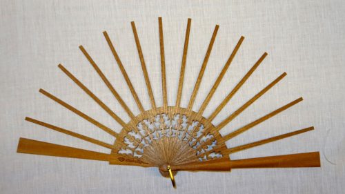 Struttura ventaglio donna di picche cm 45,5