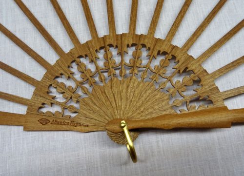 Struttura ventaglio donna di picche cm 45,5 - immagine 3