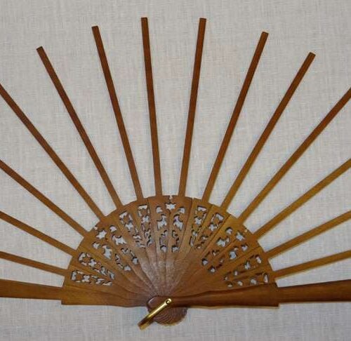 Struttura ventaglio legno ragnetti 50