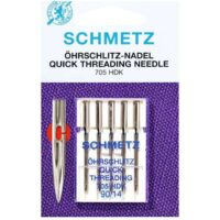 Aghi macchina schmetz, quick threading needle (infilatura facile)