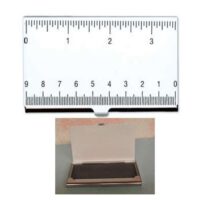 Porta aghi magnetico in metallo con centimetro cm 9,3 x 5,8