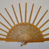 Struttura ventaglio  legno, rampicante cm 43