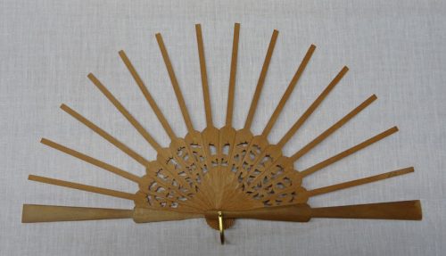 Struttura ventaglio  legno, stellina cm 43