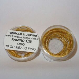 Napoli mezzo fino verniciato 2s oro, "frisone n°9"  cordoncino gr 10