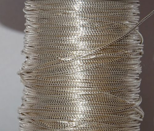 Milano mezzo fino argento-cordonetto liscio e lucido-gr 10 misura 4s-5s-6s-7s - immagine 2