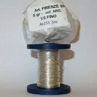 Firenze argento brillantato lucido diamantato  mezzo fino-gr 5 misura 6s