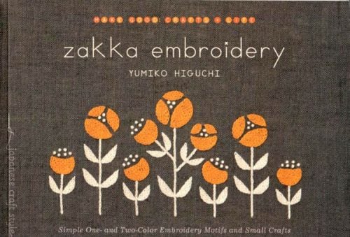 Zakka embroidery, yumiko higuchi