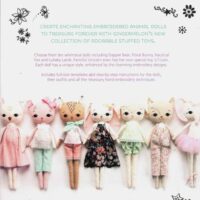 Gingermelon's embroidered animals, Shelly Down