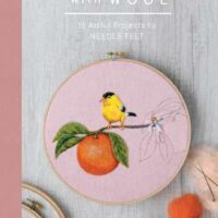 Painting with wool needle felt, dani ives
