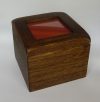 Scatola quadrata alta, in legno cm 13 x 13 x 10,8