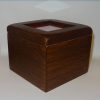 Scatola quadrata alta, in legno cm 13 x 13 x 10,8 - immagine 6