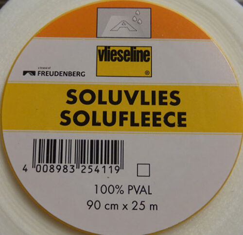Soluvlies, fliselina solubile in acqua altezza cm 90 € 6,00 al metro, vendita a multipli di cm 50 - immagine 2