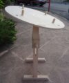 Supporto per tombolo piatto da  cm 30 o 40  orientabile e regolabile in altezza - immagine 3