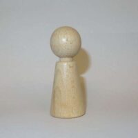 Coni in legno per figure figure varie cm 7