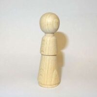Coni in legno per figure varie: cm 7,3