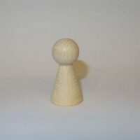 Coni in legno per figure figure varie: cm 4,7