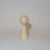 Ang56 Coni in legno per figure varie: cm 5