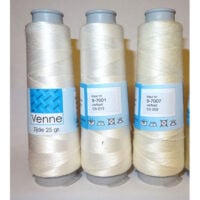 Seta venne nm 60/2 750 mt, bianco-avorio