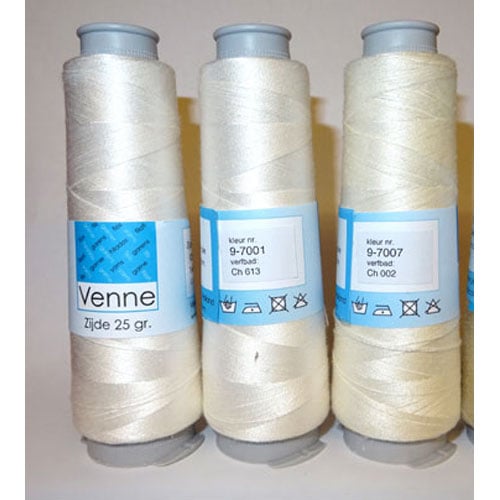 Seta venne nm 60/2 750 mt, bianco-avorio