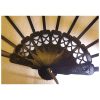 Struttura ventaglio  legno archetti, nero cm 37 - immagine 4