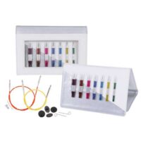 Knit pro smartstix deluxe set special ic40 cm, kit ferri circolari con punte intercambiabili in metallo corte