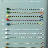 Tatting lace: bracelet & pierce 70, maimai kaito