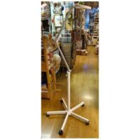 Lampada con lente d'ingrandimento mag lamps dn 1200 e piedistallo a 5 raggi con ruote daylight u53070