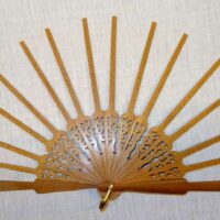 Struttura ventaglio  legno, coppia cm 42
