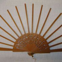 Struttura ventaglio in legno, trillo cm 44