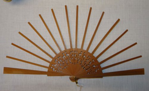 Struttura ventaglio in legno, trillo cm 44