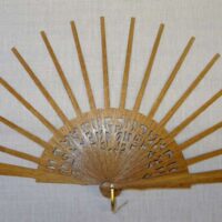 Struttura ventaglio  legno, cortesia cm 43