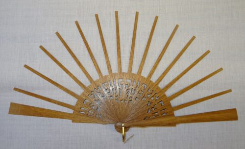Struttura ventaglio  legno, cortesia cm 43
