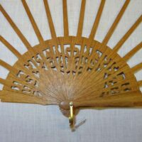 Struttura ventaglio  legno, cortesia cm 43