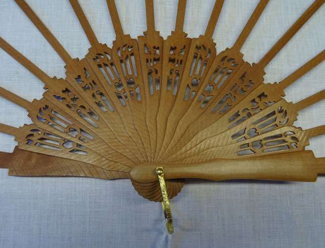Struttura ventaglio  legno, arpa cm 43