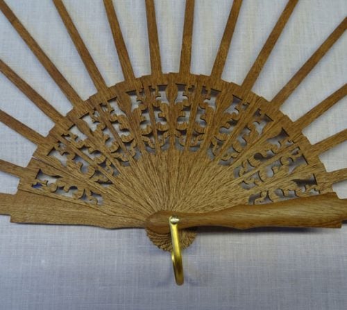 Struttura ventaglio in legno, araldico cm 43 - immagine 3