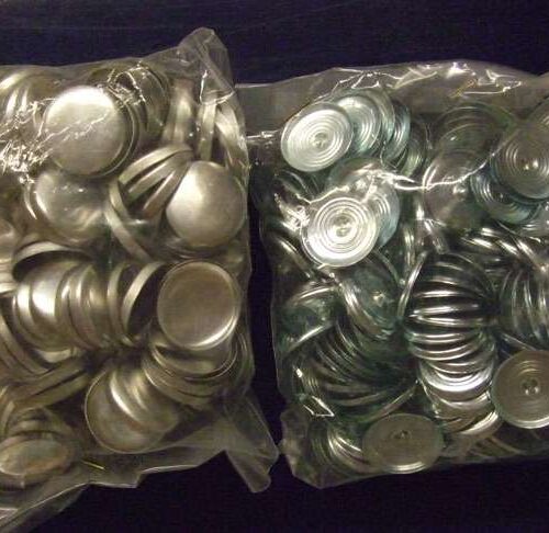 Basi per bottoni rivestiti mm 32, 200 pezzi