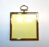 Jolly/4 pezzi cornice rettangolare in plastica oro mm  63 x 63