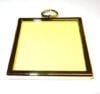 Jolly/4 pezzi cornice rettangolare in plastica oro mm  63 x 63 - immagine 2