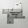 Regolo per cuciture in inch, 14 in 1 measuring gauge,  collins - immagine 2