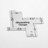 Regolo per cuciture in inch, 14 in 1 measuring gauge,  collins - immagine 3