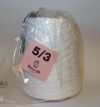 Cotone reter-fil egitto 5/3 perlato, bianco