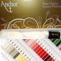 Ritorto fiorentino/pearl cotton anchor 8  solo colorati