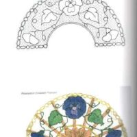 Dentelle normandes en eventails/fans in normandy lace