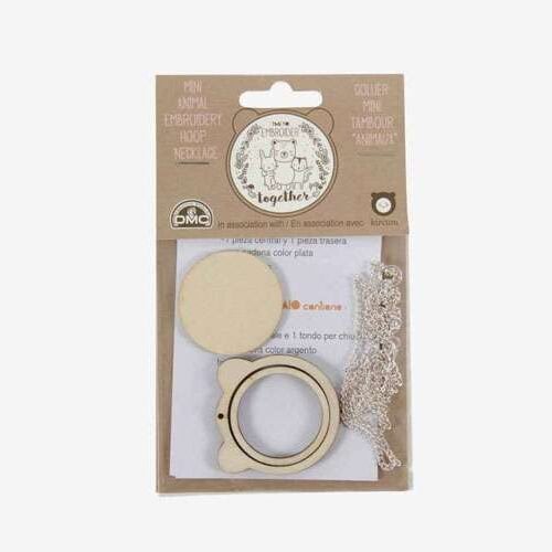 Jolly/ 3 kit medaglia orso, telaietto legno