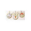 Jolly/ 3 kit medaglia orso, telaietto legno - immagine 2