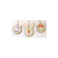 Jolly/3 kit medaglia coniglio, telaietto legno