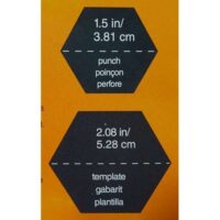 Fiskars 2" hexagon set english paper piece