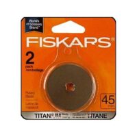 Fiskars, lame per taglio al titanio, 2 pezzi mm 45