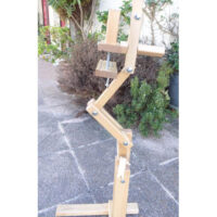 Tri207a Supporto a morsetto per telai da ricamo in legno di faggio