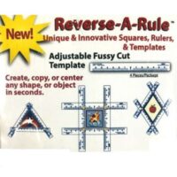 Reverse a rule, adjustable fussy cut template quint